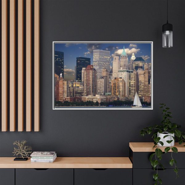 4468335818613100589_2048.jpeg New York Skyline View Framed Canvas