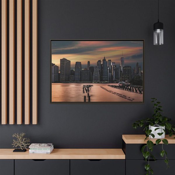 4478688746153499097_2048.jpeg City Skyline at Dusk Framed Canvas