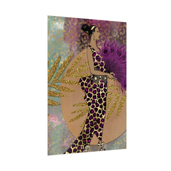 4479811994974608591_2048.jpeg Animal Print African Woman Poster