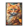 4562004791699487491_2048.jpeg Ginger Cat in Autumn Framed Poster