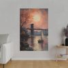 4576726393504541797_2048.jpeg Brooklyn Bridge Painted Art II Standard Canvas