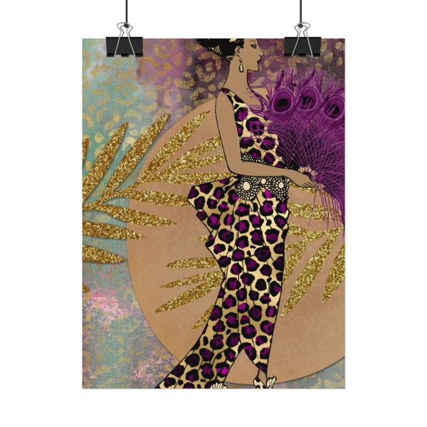 4638682407415930741_2048.jpeg Animal Print African Woman Poster