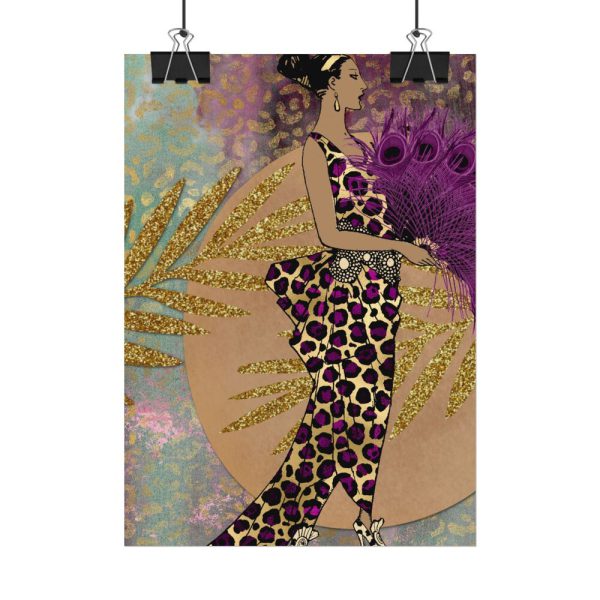 467510217217458138_2048.jpeg Animal Print African Woman Poster