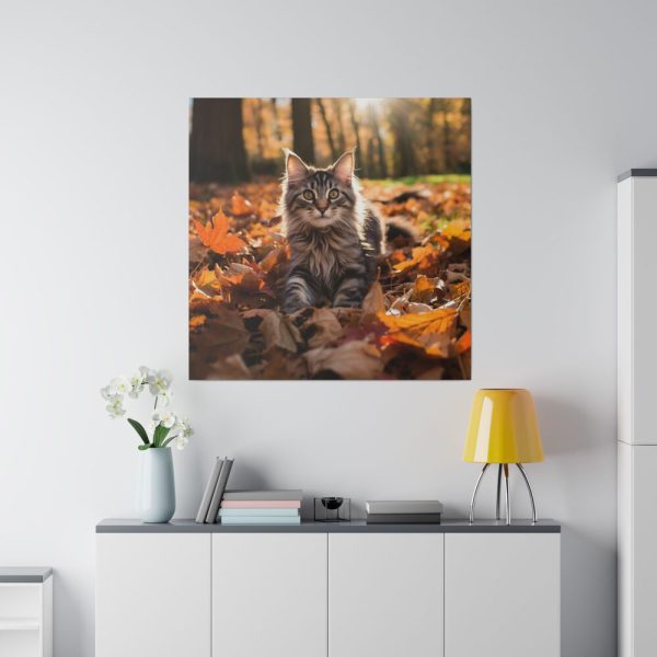 4691677948615198176_2048.jpeg Fluffy Tabby Kitty Laying Standard Canvas