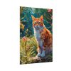 Watercolor Image of Ginger Cat Poster