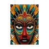 African Tribal Mask Poster