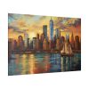 4718223489530643233_2048.jpeg New York Cityscape Painting II Standard Canvas