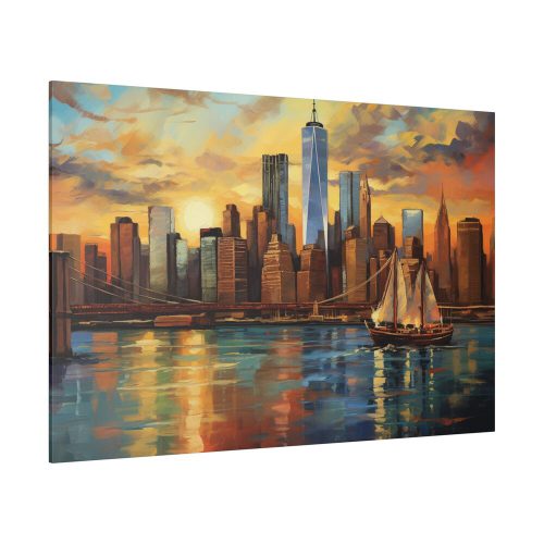4718223489530643233_2048.jpeg New York Cityscape Painting II Standard Canvas