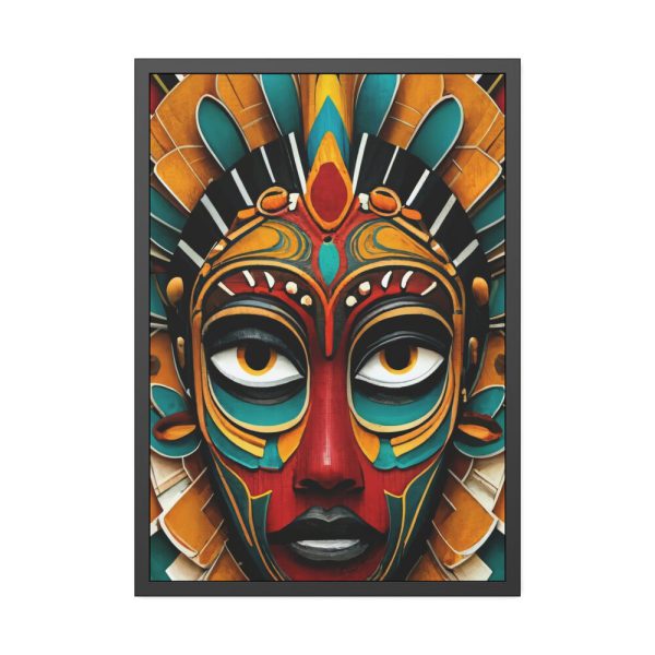 4746407292087493828_2048.jpeg African Tribal Mask Framed Poster