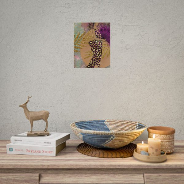 4829260774931445316_2048.jpeg Animal Print African Woman Poster