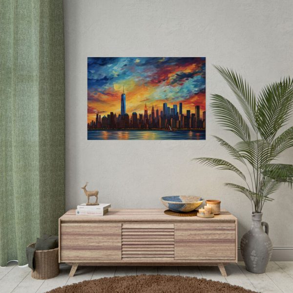New York Cityscape Painting I Poster