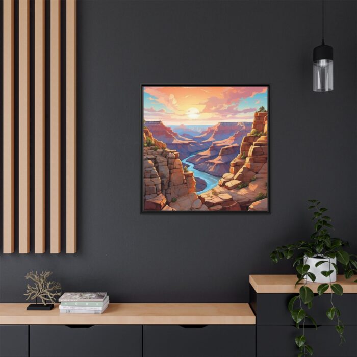 Grand Canyon Arizona Art Framed Canvas - Image 4