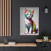 4927425781671529658_2048.jpeg Cat Animal Art Illustration Framed Canvas