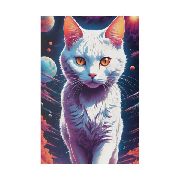 4949618558251871587_2048.jpeg White Cat Anime Illustration Standard Canvas