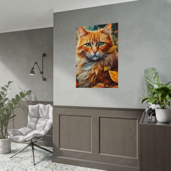 5054021580478983155_2048.jpeg Ginger Cat in Autumn Poster