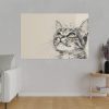5079146332575882708_2048.jpeg Cat Face Art Standard Canvas