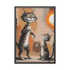 5105668675403470716_2048-1.jpeg Cute Cat Characters Art Print Framed Poster