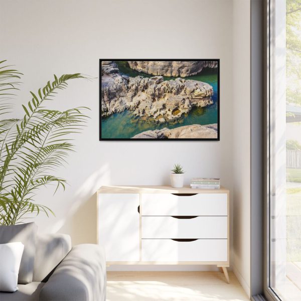 Canyon Stone Art Ubon Framed Canvas