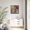 5226565449434932337_2048.jpeg Animal Print African Woman Framed Canvas