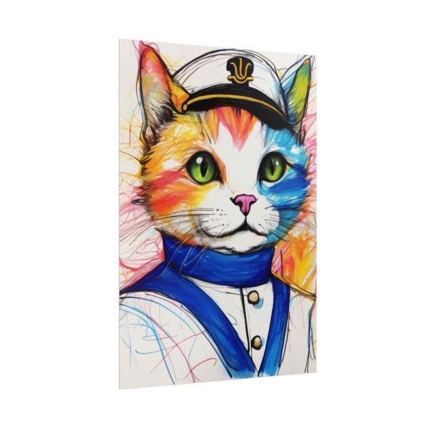 5261337630248524320_2048.jpeg Nautical Sailor Cat Art Poster