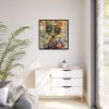 5317252240710384394_2048.jpeg Whimsical Magical Cat Framed Canvas