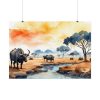 5357409719075412819_2048.jpeg Africa Savanna Water Buffalo Poster