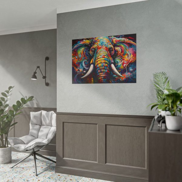5436465100147640089_2048.jpeg Graffiti Art Elephant Portrait Poster