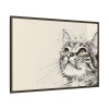 555718481696898607_2048.jpeg Cat Face Art Framed Canvas