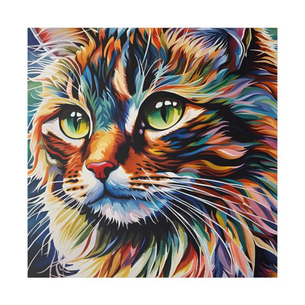 5789819133117793892_2048.jpeg Watercolor Image of Cat Standard Canvas