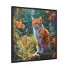 5805210972615671885_2048.jpeg Watercolor Image of Ginger Cat Framed Canvas
