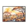 Africa Savanna Cheetah Framed Canvas