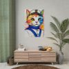 5894858364452278897_2048.jpeg Nautical Sailor Cat Art Poster