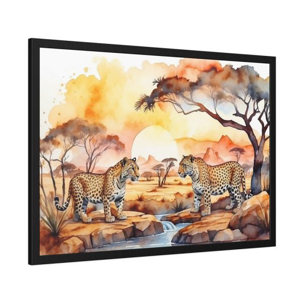 Africa Savanna Cheetah Framed Poster