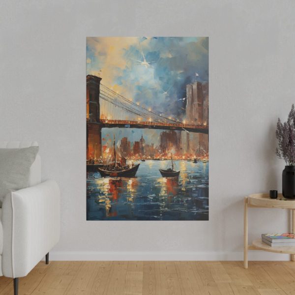 6163954795664234261_2048.jpeg Brooklyn Bridge Painted Art I Standard Canvas