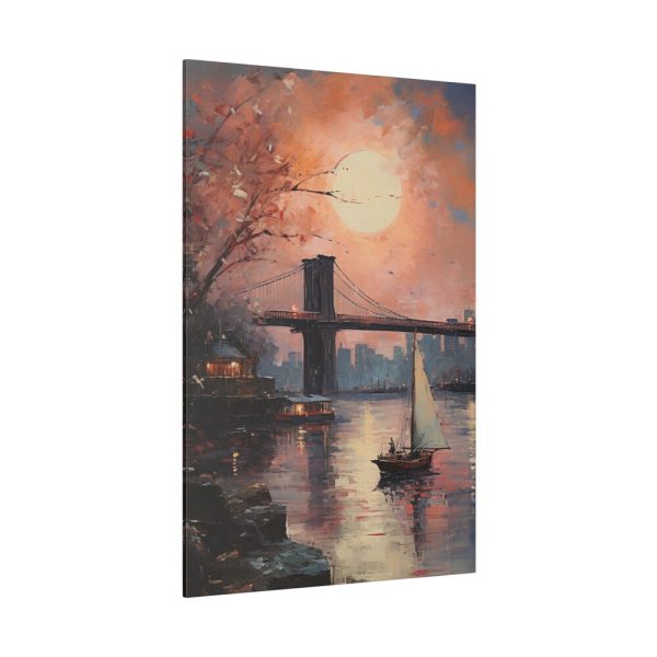 6188485164698655524_2048.jpeg Brooklyn Bridge Painted Art II Standard Canvas
