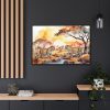 Africa Savanna Cheetah Framed Canvas
