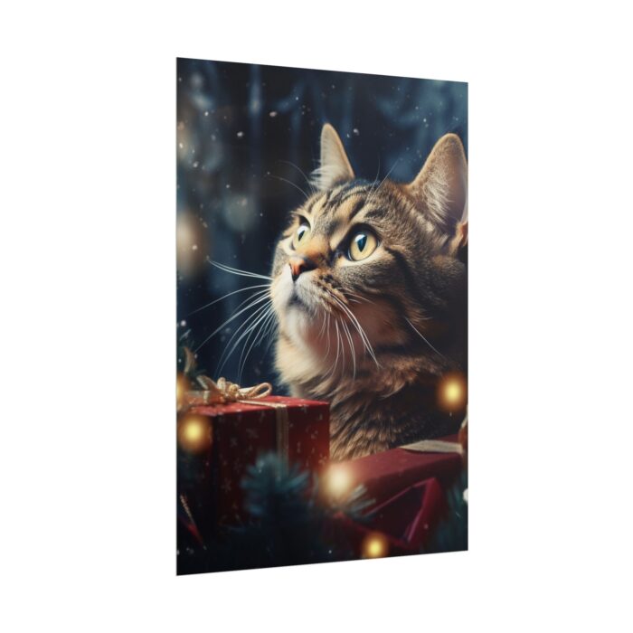 Christmas Cat Poster - Image 13