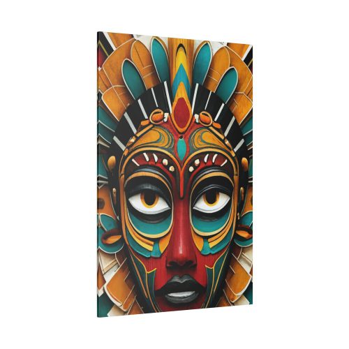 African Tribal Mask  Standard Canvas
