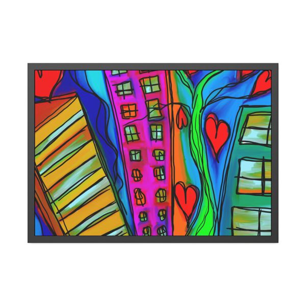 6443051714161304779_2048-1.jpeg City Doodle Framed Poster