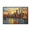 6488260720596455855_2048.jpeg New York Cityscape Painting II Framed Canvas