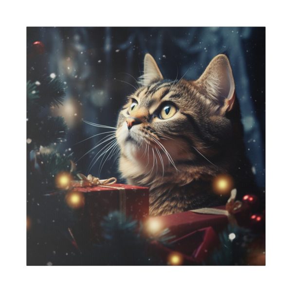 6527353380873086983_2048.jpeg Christmas Cat Standard Canvas