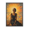 6583672287543499481_2048-1.jpeg Beautiful Woman Retro Style Fashion Framed Poster