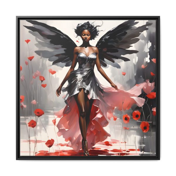 African American Fairy Framed Canvas
