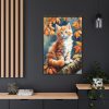 6629463998046886905_2048.jpeg Fluffy Kitten In Tree Framed Canvas
