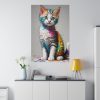 6632823116611020861_2048.jpeg Cat Animal Art Illustration Standard Canvas