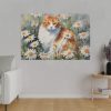 6646433653919582963_2048.jpeg Cat Amongst Daisies Standard Canvas