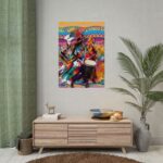 Three African Musicians Performing Poster - Image 4