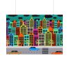 667212680054305604_2048.jpeg Colorful Cityscape Town City Building Poster