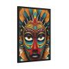 6835056503049263770_2048.jpeg African Tribal Mask Framed Poster