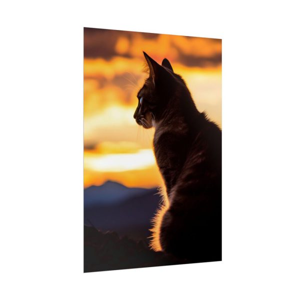 6846797982456585986_2048.jpeg Sunset Kitty Art Poster